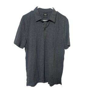 Faherty Movement Polo Shirt Men’s L Short Sleeve Gray Gorpcore Performance